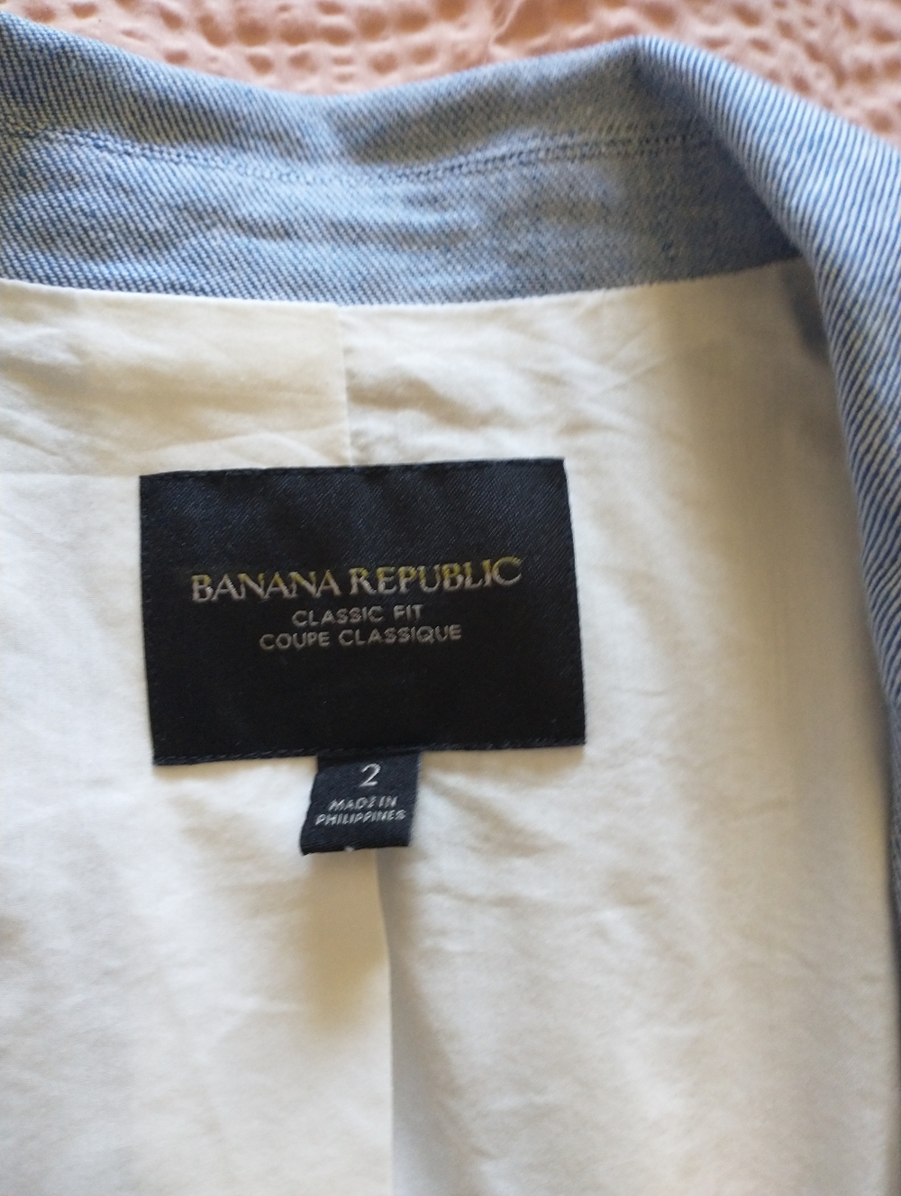 Banana Republic Light Blue  Blazer - Picture 3 of 3